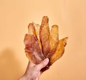 Schneller Versand Großhandel Hersteller Original geschnittene Hühner ente getrocknete Haustier Hund Welpe gefrier getrocknete Hühner brust Haustiere Lebensmittel Snacks - Product Image 5