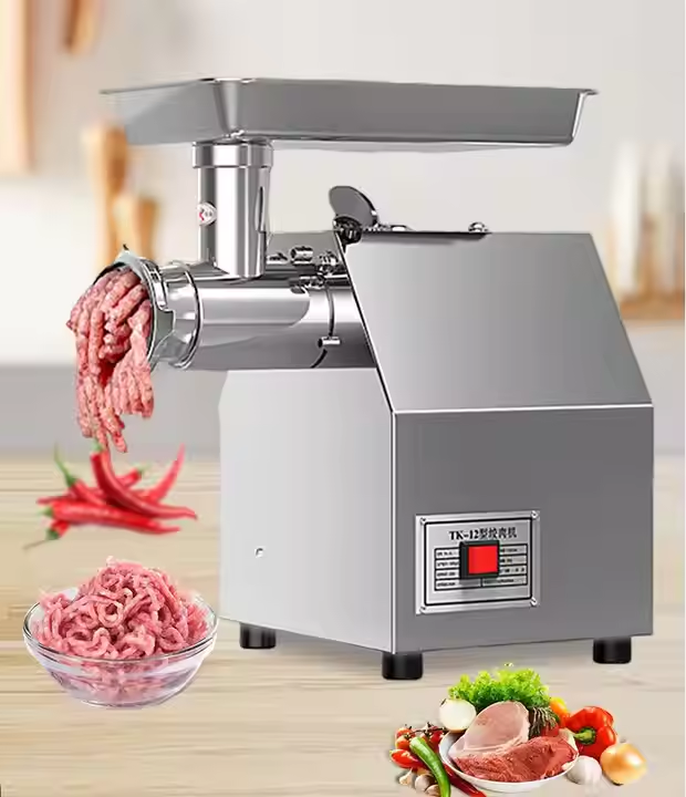 120 кг/ч, заводская цена, Высокоэффективная Мясорубка из нержавеющей стали, машина для измельчения моркови, свинины, чеснока, колбасы