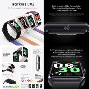 Montre intelligente OEM ODM écran tactile complet bande intelligente 100 + Modes sportifs Fréquence cardiaque Suivi de l'oxygène sanguin Montre bracelet intelligente sport - Product Image 2