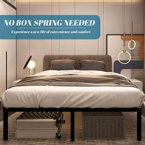 WEKIS Camas de Hierro Modernas y Duraderas con Estructura Minimalista, Tubo Cuadrado Negro, Personalizables para Hoteles, Escuelas, Dormitorios, Apartamentos y Hospitales - Product Image 6