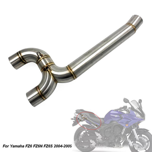 Système d'échappement complet pour <span class=keywords><strong>moto</strong></span>, tuyau intermédiaire, accessoires de liaison, <span class=keywords><strong>moto</strong></span> pour Yamaha <span class=keywords><strong>FZ6</strong></span> FZ6N Escape <span class=keywords><strong>Moto</strong></span> 2004-2009 Oui - Product Image 2