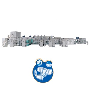 Machine de laminage de couches pour adultes en forme de T, innovante, zéro déchet, haute vitesse, contrôlée par PLC - Product Image 2