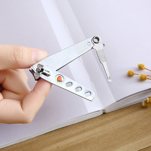 Stainless Steel Nail Clippers 10Mm Round Handle Portable For Finger Nail Care Tools - Product Image 3