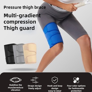 ปลอกรัดต้น<span class=keywords><strong>ขา</strong></span>แบบซับเหงื่อ ระบายอากาศได้ดี ทนทานต่อการสึกหรอ สวมใส่สบาย ปกป้องเต็มพื้นที่ ช่วยพยุงกล้ามเนื้อ เหมาะสำหรับการฝึกซ้อม - Product Image 1