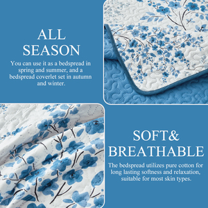 Modern Bedspread and Coverlet Sets With Polyester Filling Printed Quilt Set Queen <strong>King</strong> <strong>Size</strong> Sheet Sets <strong>Bedding</strong> - Product Image 3