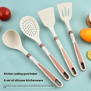 Nouveaux ustensiles de cuisine en silicone, ensembles d'ustensiles de cuisine avec support de rangement - Product Image 5