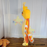 Costume de mascotte personnalisé Funtoys Lapin jaune, Grillo, Insecte, Mantis, Déguisement de cosplay de dessin animé pour carnaval adulte