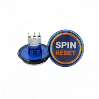 Boutons ronds rotatifs Alpha Pro V22/V32 de 54 mm pour borne de jeu d'adresse originale Ba-lly Fire Link