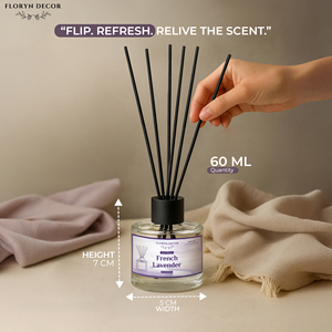French Lavender Reed Diffuser <b>Set</b> with Premium Fragrance Oil Black Reed Sticks Elegant Home Fragrance <b>Gift</b> Decor - Product Image 4