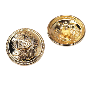Металлические пуговицы из цинкового сплава с двойным львиным орнаментом, в британском стиле, модные винтажные, с тиснением, для темно-синих блейзеров и университетских костюмов - Product Image 4
