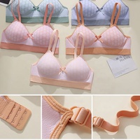 Soutien-gorge d'entraînement sans couture pour femme, bretelles spaghetti réglables, sport, décontracté, respirant, bonnet 3/4, sans armatures, été