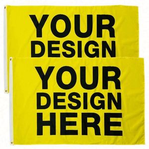 Publicité extérieure en gros, drapeaux personnalisés en polyester 100D, impression de logo personnalisée, 90*150cm - Product Image 6