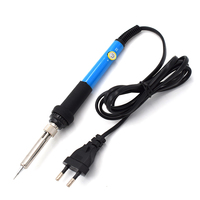 Adjustable Temperature Soldering Iron Set 110V Soldering Iron Internal Heating 60W Euro-American Standard Welding Pen