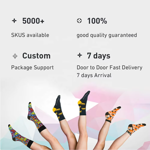 REMOULD Mens Fashion Socks Designer Socks High Quality for Men Art Crazy Socks With Print Pattern Fancy Cool - Product Image 5