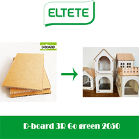 Großhandel Feuchtigkeitsbeständige Doppelt Beschichtete Wellpappe Wabenkartonplatten für Displays Recycelbar
