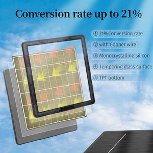 Zonnepaneel Acculader Voor Trail Hunting Game Camera 12V 9V 6V 5W Ingebouwde 10000Mah Batterij Usb Dc5521 Stekker Waterdicht - Product Image 5