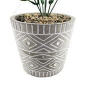 Pots et jardinières en ciment faits à la main en gros pour usage intérieur (bureau et hôtel) – Design simple et écologique