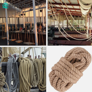 Cuerda de Yute Trenzada Boyuan, Cuerda de Cáñamo Natural Gruesa para Manualidades, Barandillas Náuticas, Decoración de Hamacas - Product Image 6