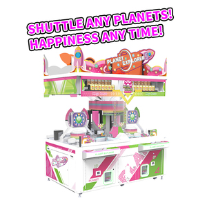 Máquina expendedora de juegos de metal y plástico TongLi Planet Exploorer Venue Traffic Harvester 110/220V operada con monedas, Arcade, Inglés 1 - Product Image 1