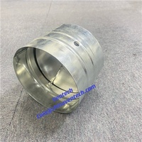 Clapet anti-retour à lame en aluminium avec cadre galvanisé pour système de ventilation CVC