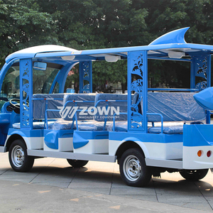 Vehículo Turístico Eléctrico con Diseño de Tiburón, Tipo Descapotable, para Parques Temáticos y Transporte de Pasajeros - Product Image 5