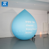 Ballon gonflable géant pour gouttelettes d'eau avec motif personnalisé