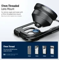 Objectif Téléphoto NEEWER LS-59 85mm 25X avec filetage 17mm et mise au point manuelle pour iPhone (pour plaque arrière)