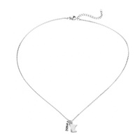 Yiwu Aceon Velle acier inoxydable Multi Mini charme personnalisé état flèche vers le haut nord texte barre Guide Direction collier
