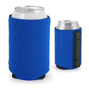 Funda de neopreno aislante para latas de cerveza con logo personalizado al por mayor, soporte magnético delgado para botellas y latas pequeñas - Product Image 1