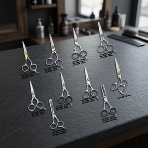 Ciseaux de coiffure professionnels ASAP de 6 pouces, haute qualité, avec vis réglable, ensemble de ciseaux de coiffure, lame pointue longue - Product Image 2