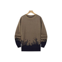 Pull à col rond pour homme, dernier design, épais, doux, chaud, hiver, uni, anti-rétrécissement