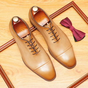 Zapatos de Vestir Puntiagudos de Piel de Becerro, con Plantilla Acolchada, Suela Antideslizante, Soporte para el Arco del Pie, Diseño Transpirable para el Uso Diario - Product Image 4