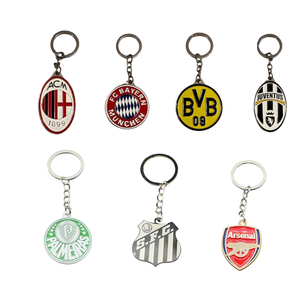 14 tahun pabrik kustom Logo klub sepak bola logam enamel gantungan kunci FC tim sepak bola Logo gantungan kunci 2 - Product Image 1