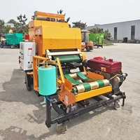 Enfardeur de balles de foin rondes et ensileuse automatique complète pour ensilage de maïs, mini-ensiladeuse de maïs de Chine, Pakistan
