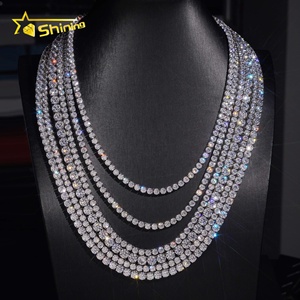 Cadena de Tenis de Acero Inoxidable con Circonitas Cúbicas 5A de 3mm, 4mm, 5mm y 6mm, Estilo Hip Hop, Joyería de Moda - Product Image 1