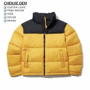 Piumino nero personalizzato di alta qualità per tenere in caldo piumini da uomo piumino invernale per uomo adulto - Product Image 1