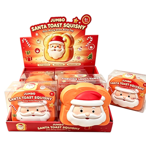 16cm Große Jumbo Weihnachtsmütze Design Squishy TPR Weich Langsam Zurückfederndes Quetsch-Stressabbau-Spielzeug für <span class=keywords><strong>5</strong></span> bis 7 Jahre - Product Image 5