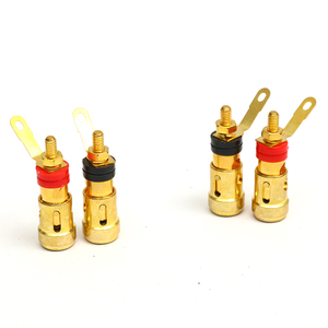 Mẫu miễn phí có sẵn Tùy chỉnh OEM tốt đồng chuyên nghiệp nhỏ mùa xuân Loa thiết bị đầu cuối khối tín hiệu thiết bị đầu cuối ổ cắm - Product Image 3