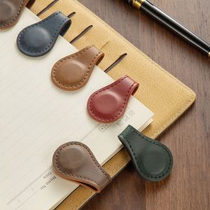 Marcadores Magnéticos de Cuero Personalizados de Doble Cara al por Mayor con Cintas de Gancho y Bucle para Regalo de Lectores - Product Image 1