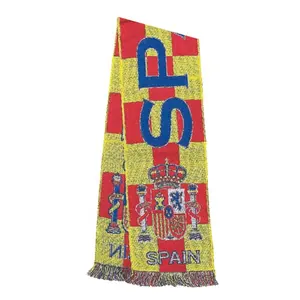 ESPANA Spain Soccer National Flag Woven stadium scarf cheap football scarf