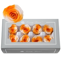 Nouvelle Collection 2026 : Têtes de Roses Éternelles Style Bohème (8 Têtes, 4-5cm) – Vente en Gros Direct Usine pour Décoration de Mariage