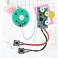 Modulo di registrazione del suono musicale programmabile di alta qualità con pulsante personalizzato regalo di fabbrica per biglietti di auguri con altoparlante a corrente continua