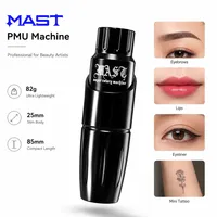 Stylo de tatouage PMU sans fil, stylo de maquillage permanent, course de 3,0 mm, poignée ergonomique pour les artistes en tatouage des sourcils, des lèvres et des yeux
