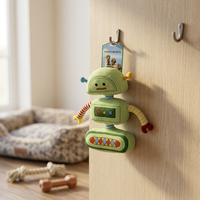 Mainan Anjing Robot Boneka Lucu Bersuara, Mainan Kunyah Hewan Peliharaan Interaktif, Mainan Robot Boneka untuk Anak Anjing dan Anjing Sedang, 2 Desain Berbeda