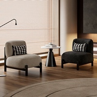 Fauteuil inclinable Zayshine en sherpa blanc, style italien moderne, pour salon, chambre, avec pieds en métal, fauteuil de détente, fauteuil de réception