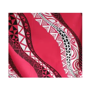 High Quality Fabric and Textile Raw Material of Original Polynesian Island Printed Fabric Collection Breathable for Garment