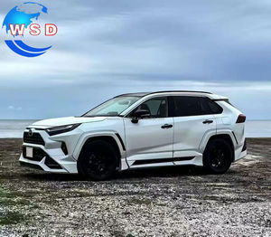 Kit de carrocería para TOYOTA <span class=keywords><strong>RAV4</strong></span> 2019: Faldones laterales de PP con extensiones de guardabarros, labios de parachoques delantero y trasero, y otras piezas de carrocería - Product Image 4