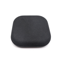 Étui de protection portable en feutre imperméable de haute qualité, étui rigide en feutre noir pour écouteurs