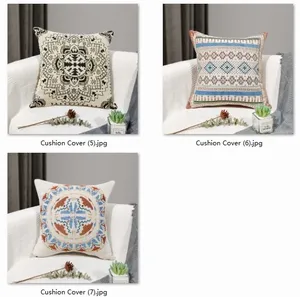 Square Decorative Vintage Covers Outdoor Pillows Throw Pillows For Couch Bohemian Outside Garden Patio