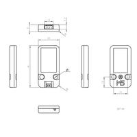 M5Stack Mini RFID Reader/Writer 2 Unit WS1850S Frekuensi 13.56MHz Untuk sistem kontrol akses sistem check-in